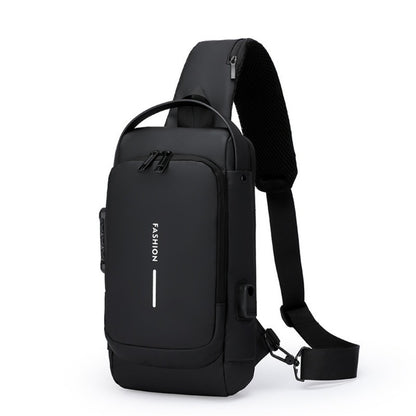 Sling Bag – Combination Lock, Large Capacity, Anti-Theft, for Travel & Work – detail view 4