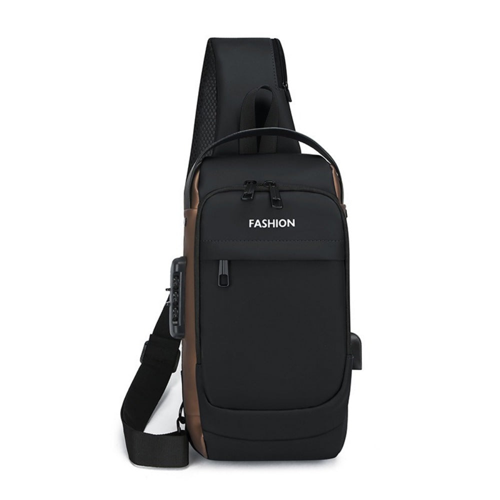 Sling Bag – Combination Lock, Large Capacity, Anti-Theft, for Travel & Work – detail view 9