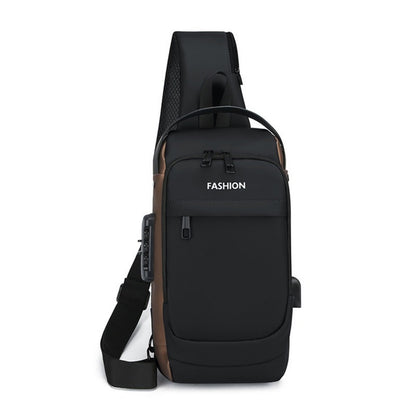 Sling Bag – Combination Lock, Large Capacity, Anti-Theft, for Travel & Work – detail view 9