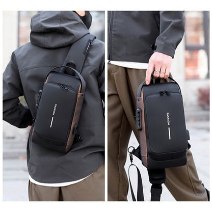 Sling Bag – Combination Lock, Large Capacity, Anti-Theft, for Travel & Work – detail view 10