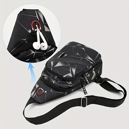 Sling Bag – for Everyday Use, Unisex Chest Trendy Casual Sports – detail view 12