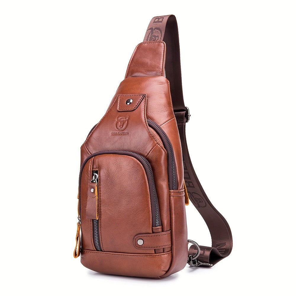 Sling Bag – Genuine Leather, for Travel & Everyday Use – detail view 6