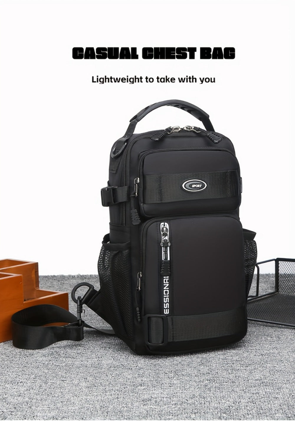 Sling Bag – Large Capacity, for Travel – detail view 20