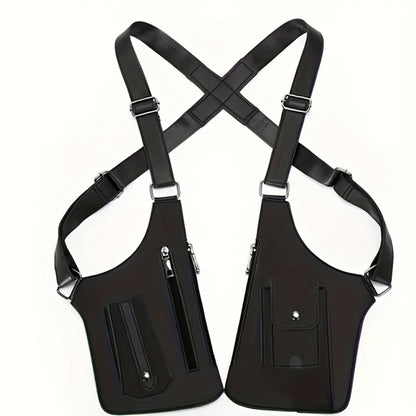 Sling Bag – Lightweight, Retro Underarm Multi Functional Vest – detail view 11