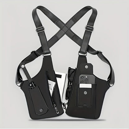 Sling Bag – Lightweight, Retro Underarm Multi Functional Vest – detail view 13