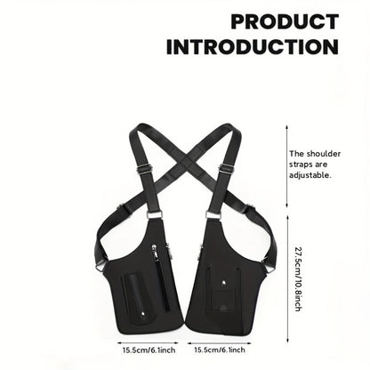 Sling Bag – Lightweight, Retro Underarm Multi Functional Vest – detail view 17