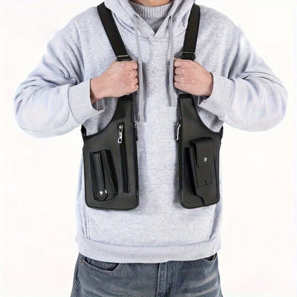 Sling Bag – Lightweight, Retro Underarm Multi Functional Vest – front view