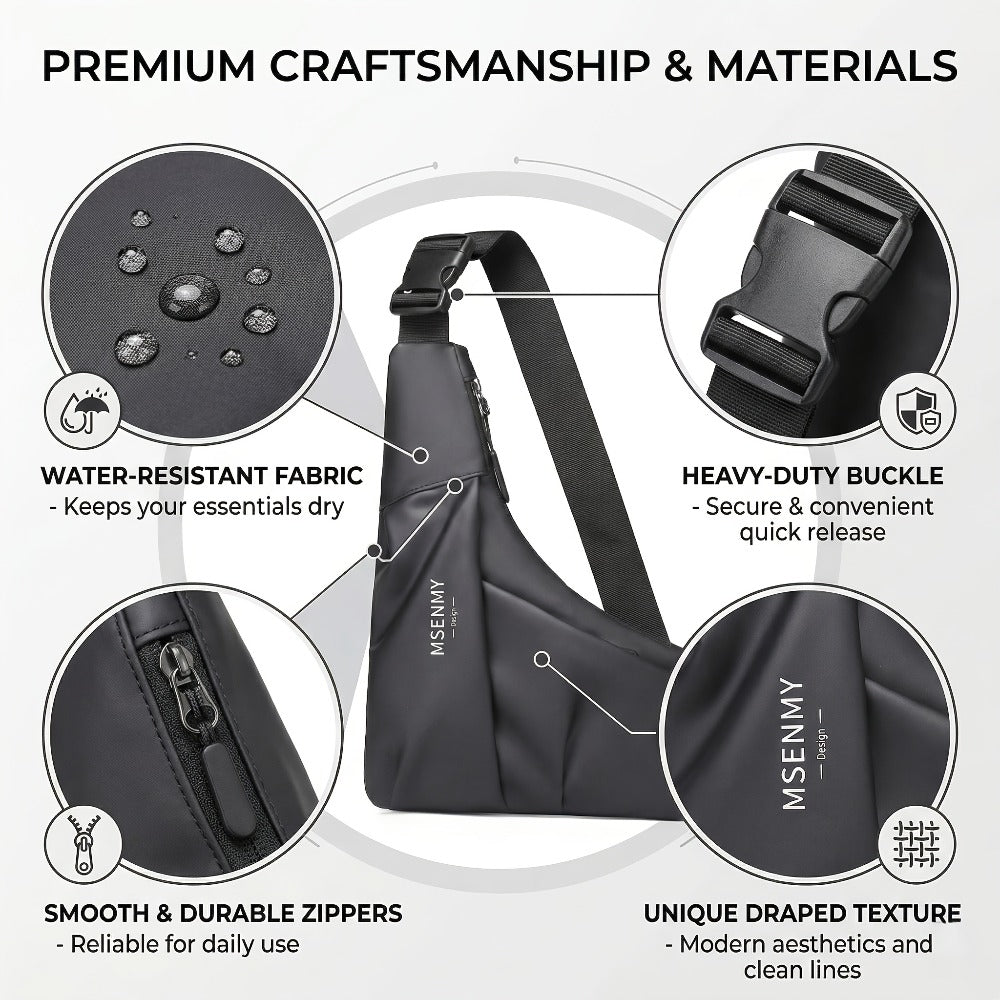 Sling Bag – Lightweight, Compact, for Travel & Work – detail view 4