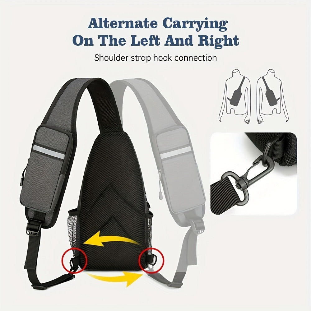 Sling Bag – Lightweight, Large Capacity, Adjustable Strap, for Travel & Work – detail view 15