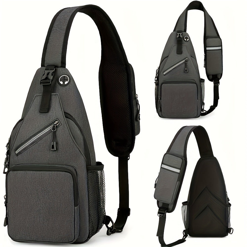 Sling Bag – Lightweight, Large Capacity, Adjustable Strap, for Travel & Work – detail view 6