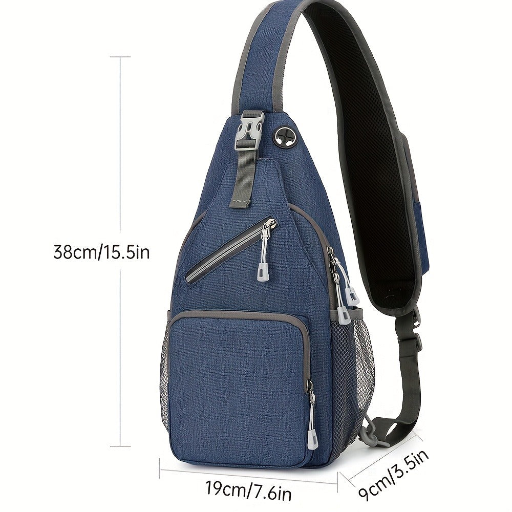 Sling Bag – Lightweight, Large Capacity, Adjustable Strap, for Travel & Work – detail view 9