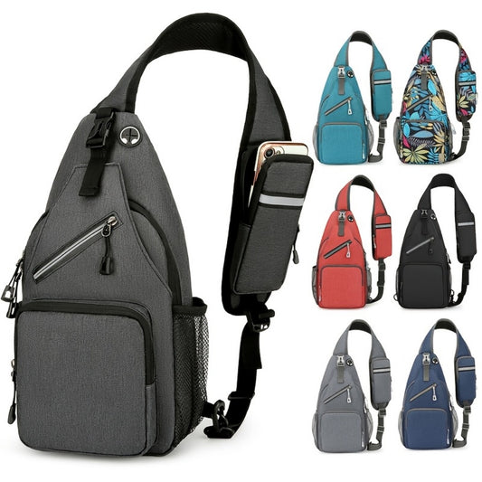 Sling Bag – Lightweight, Large Capacity, Adjustable Strap, for Travel & Work – front view