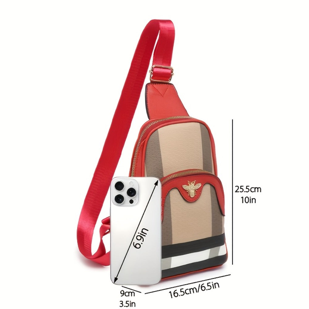 Sling Bag – Mini, Adjustable Strap, for Travel & Work – detail view 3