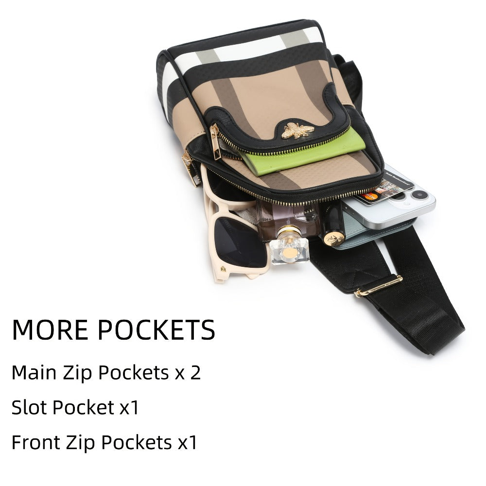 Sling Bag – Mini, Adjustable Strap, for Travel & Work – detail view 7