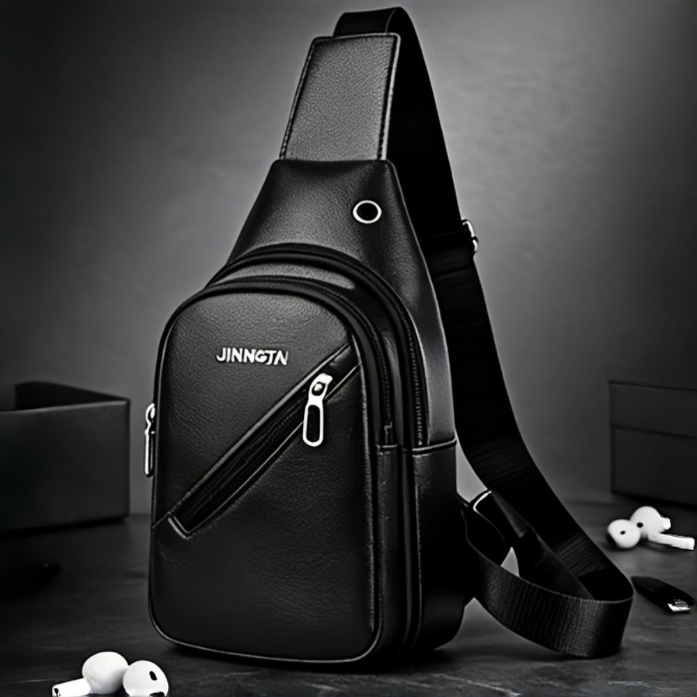 Sling Bag – Multi-Pocket, Adjustable Strap, for Travel & Work – detail view 8