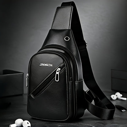 Sling Bag – Multi-Pocket, Adjustable Strap, for Travel & Work – detail view 8