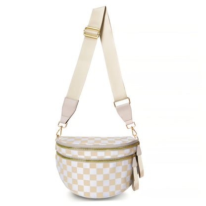 Sling Bag – 8 Colors, Multi Pocket, Adjustable Strap – front view