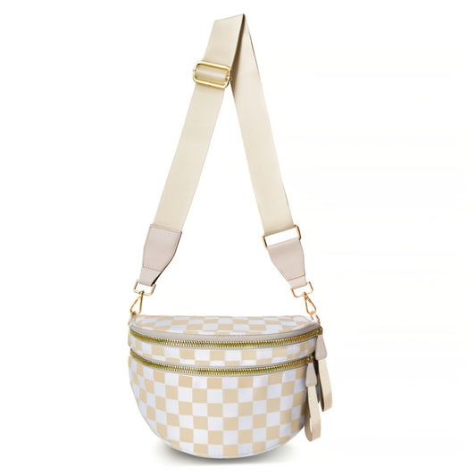 Sling Bag – 8 Colors, Multi Pocket, Adjustable Strap – front view