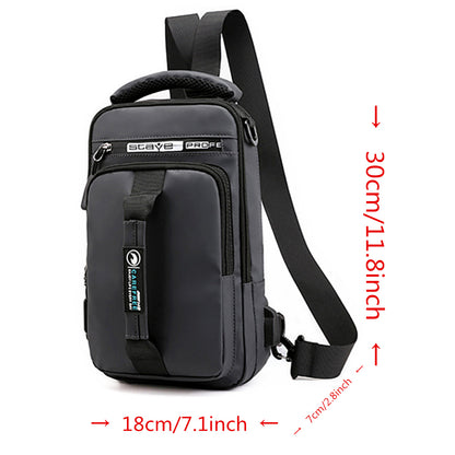 Sling Bag – Multi Pocket, Lightweight, for Travel & Everyday Use – detail view 5