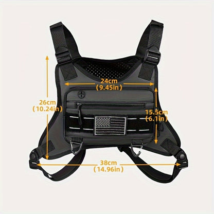 Sling Bag – Nylon, Multi-Pocket – detail view 7