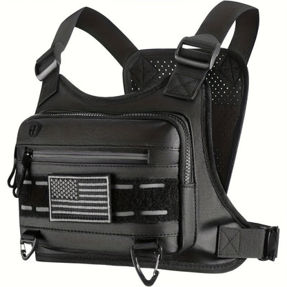 Sling Bag – Nylon, Multi-Pocket – front view