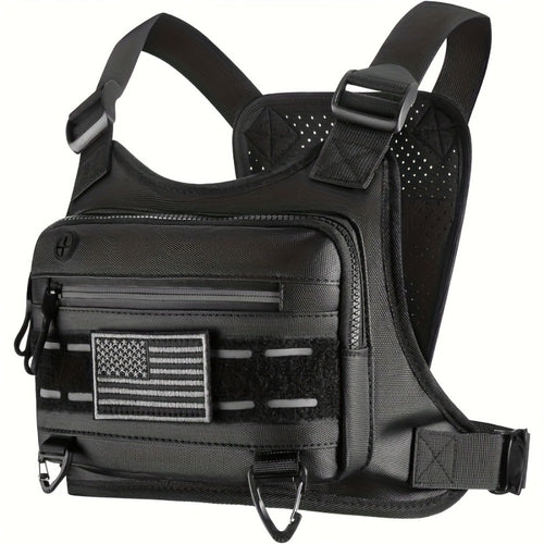 Sling Bag – Nylon, Multi-Pocket – front view