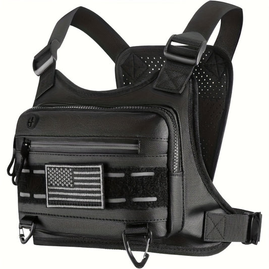 Sling Bag – Nylon, Multi-Pocket – front view