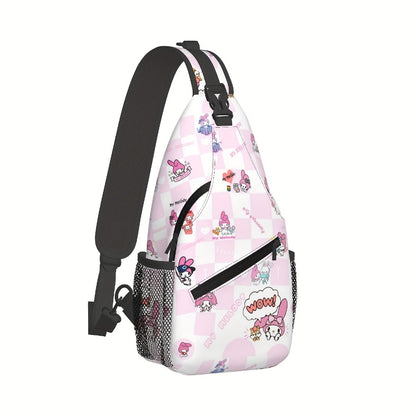 Sling Bag – Nylon, Lightweight, Adjustable Strap – detail view 14