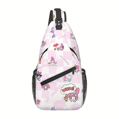 Sling Bag – Nylon, Lightweight, Adjustable Strap – detail view 9
