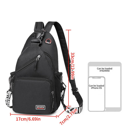 Sling Bag – Nylon, Lightweight, Compact, for Travel – detail view 15