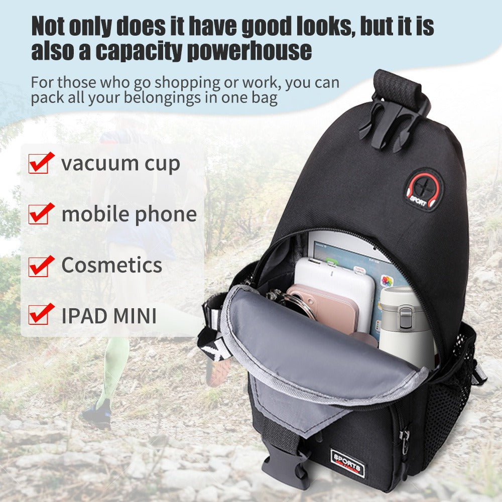 Sling Bag – Nylon, Lightweight, Compact, for Travel – detail view 7