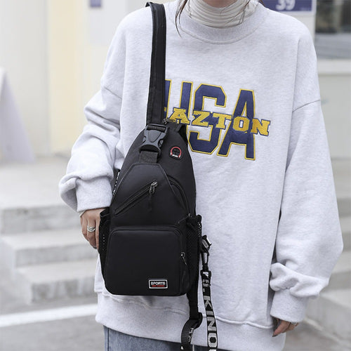 Sling Bag – Nylon, Lightweight, Compact, for Travel – front view