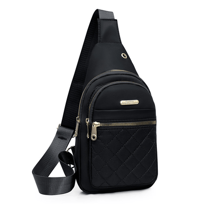 Sling Bag – Nylon, Multi-Pocket, Adjustable Strap, for Travel – detail view 4