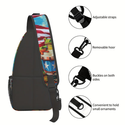 Sling Bag – Polyester, Foldable, Large Capacity, for Travel – detail view 5