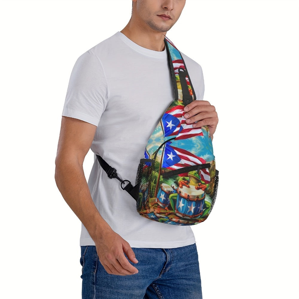 Sling Bag – Polyester, Foldable, Large Capacity, for Travel – detail view 7