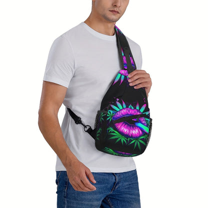 Sling Bag – Polyester, Large Capacity, for Travel & School – detail view 6