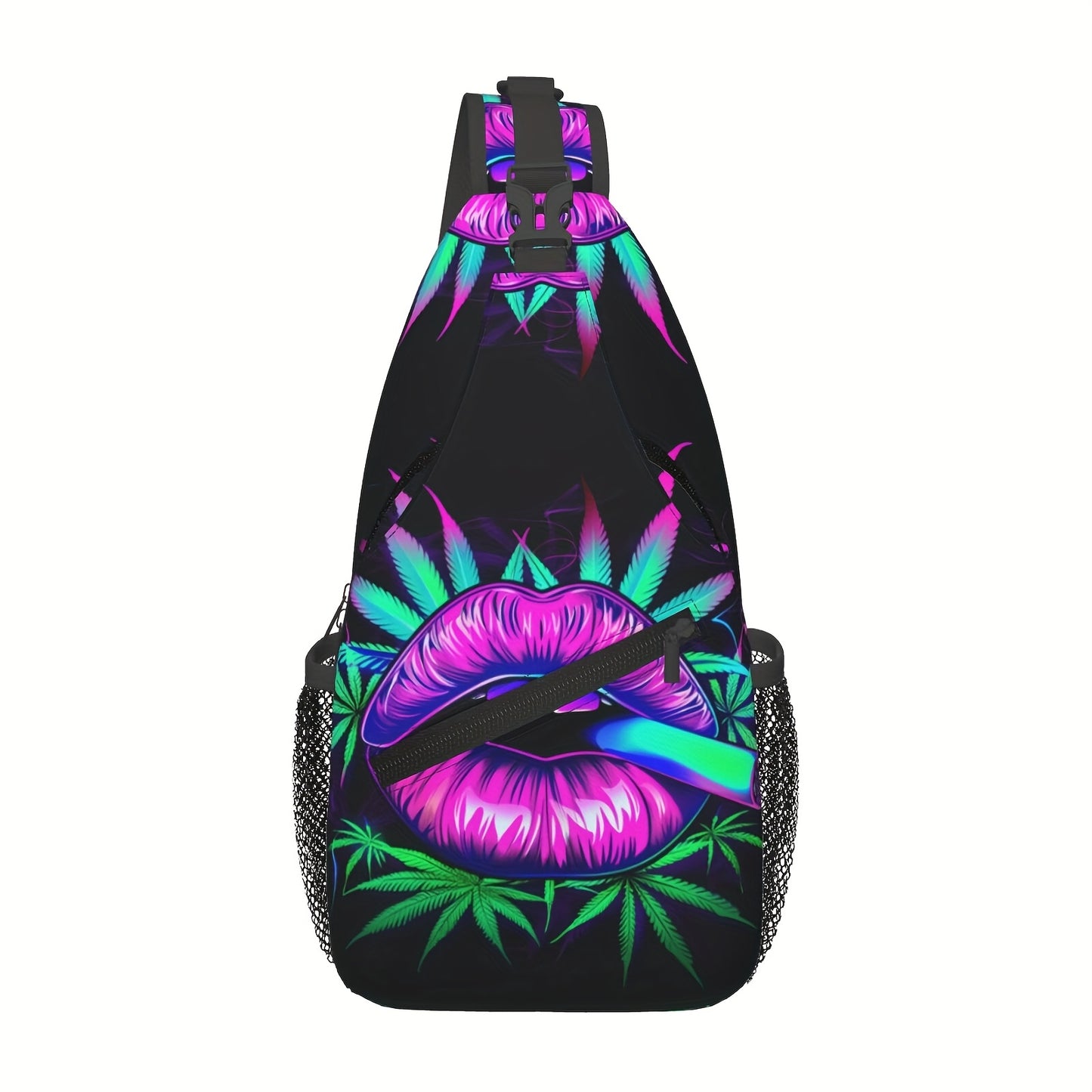 Sling Bag – Polyester, Large Capacity, for Travel & School – detail view 10