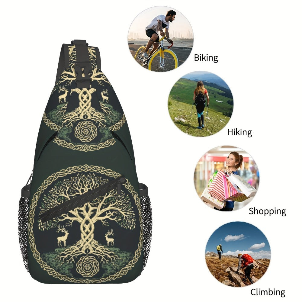 Sling Bag – Polyester, Large Capacity, Foldable, for Travel & Work – detail view 4