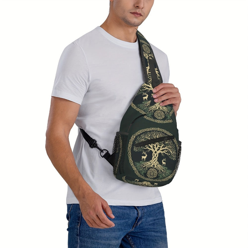 Sling Bag – Polyester, Large Capacity, Foldable, for Travel & Work – detail view 6