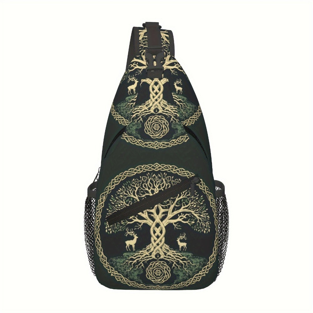 Sling Bag – Polyester, Large Capacity, Foldable, for Travel & Work – front view