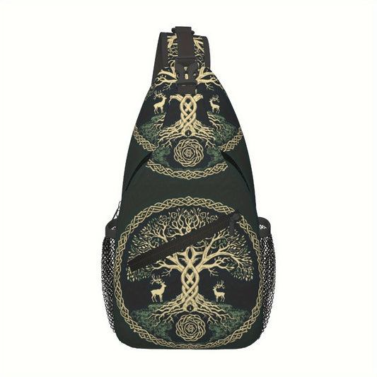 Sling Bag – Polyester, Large Capacity, Foldable, for Travel & Work – front view