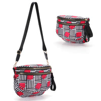 Red and black squares.