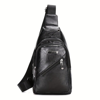 Sling Bag – PU Leather, Large Capacity, for Travel & Everyday Use – detail view 3