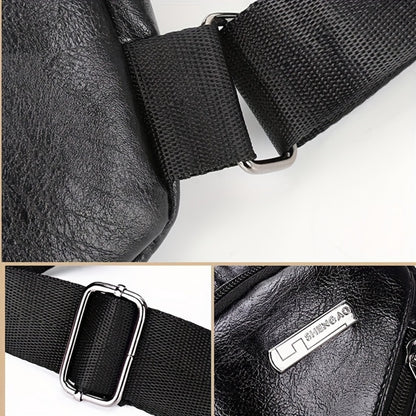 Sling Bag – PU Leather, Large Capacity, for Travel & Everyday Use – detail view 4