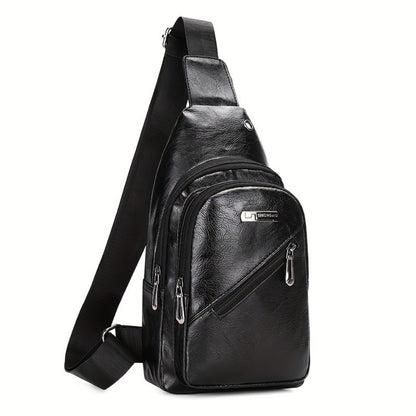 Sling Bag – PU Leather, Large Capacity, for Travel & Everyday Use – detail view 9