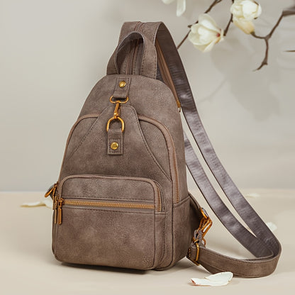 Sling Bag – PU Leather, Multi-Pocket, Adjustable Strap, for Travel & Everyday Use – detail view 19
