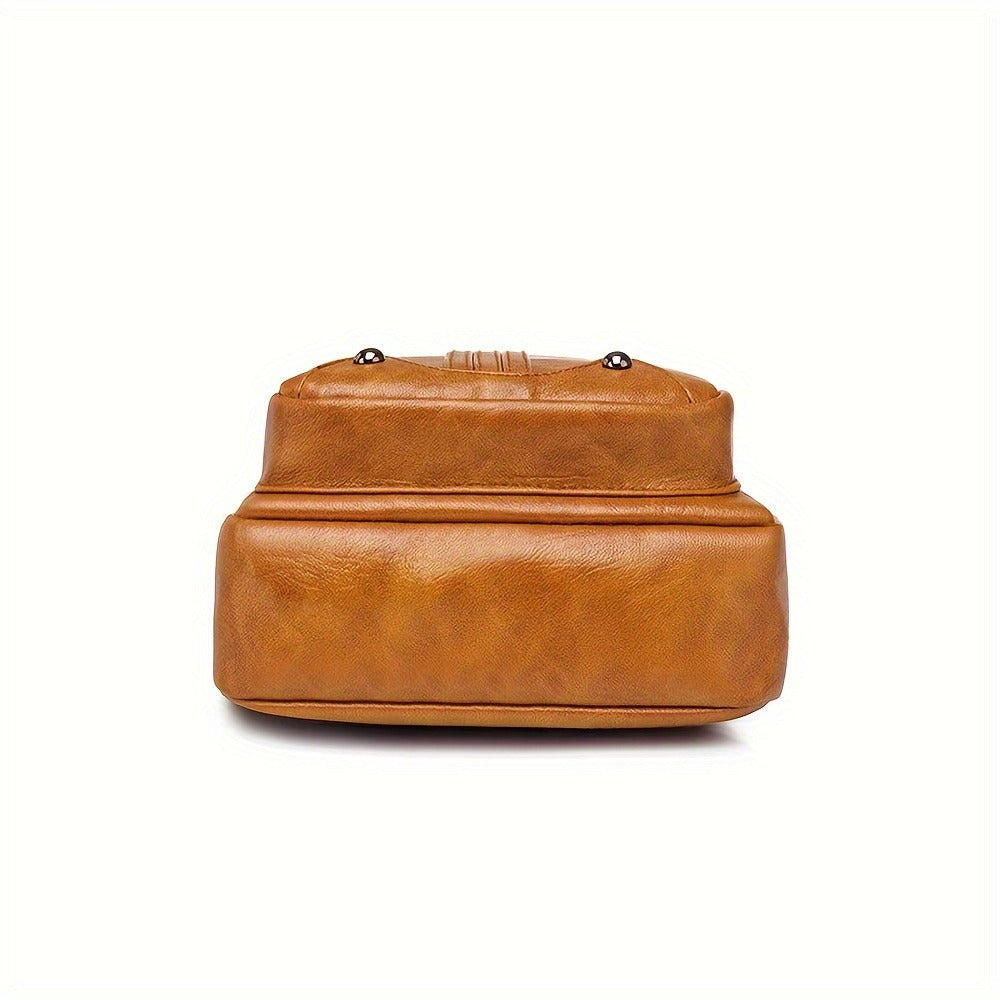 Sling Bag – for Travel & Everyday Use, Faux Leather Retro Chest Sling – detail view 12