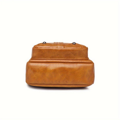 Sling Bag – for Travel & Everyday Use, Faux Leather Retro Chest Sling – detail view 12
