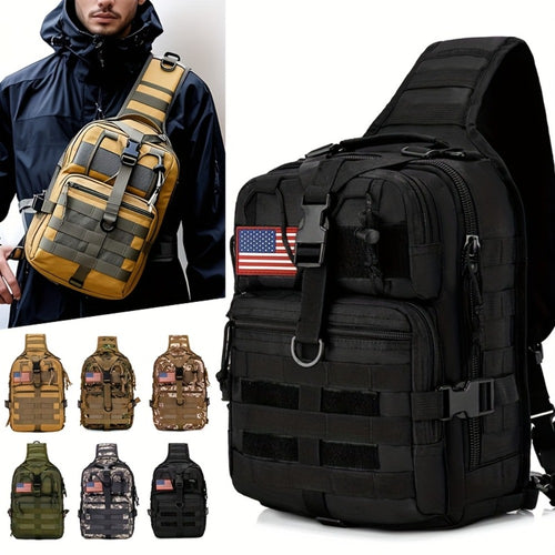 Sling Bag – for Travel & Everyday Use, Outdoor Sling Sports Tactical Hiking – front view