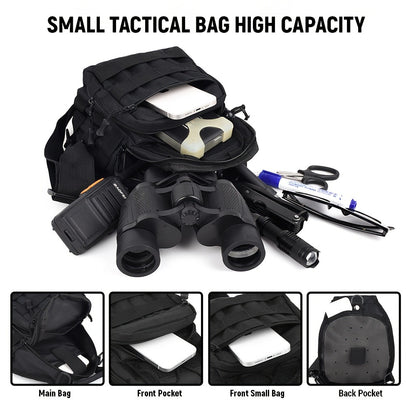 Sling Bag – for Travel, Oxford Cloth Chest Phone Pocket – detail view 15